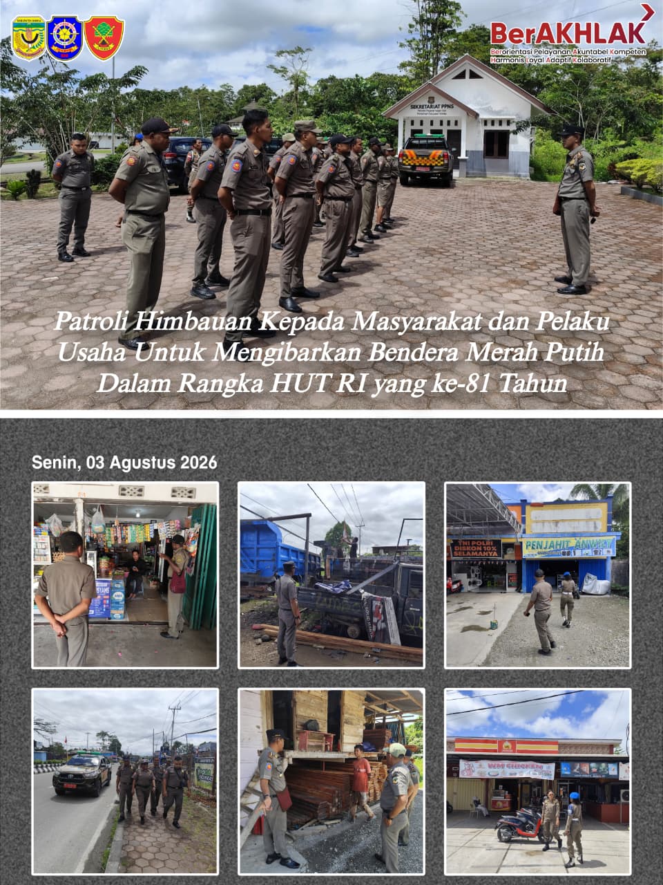 Patroli Himbauan Kepada Masyarakat dan Pelaku Usaha